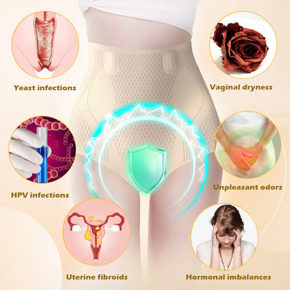 ❄ The Ultimate Comfort for Your Summer-👑Vibration Massage Underwear with Ice❄ Silk Ion Fiber
